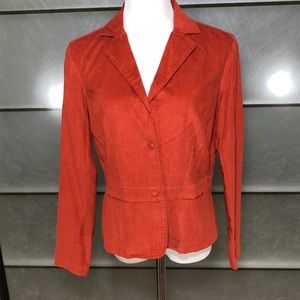 Women’s red corduroy jacket size 12